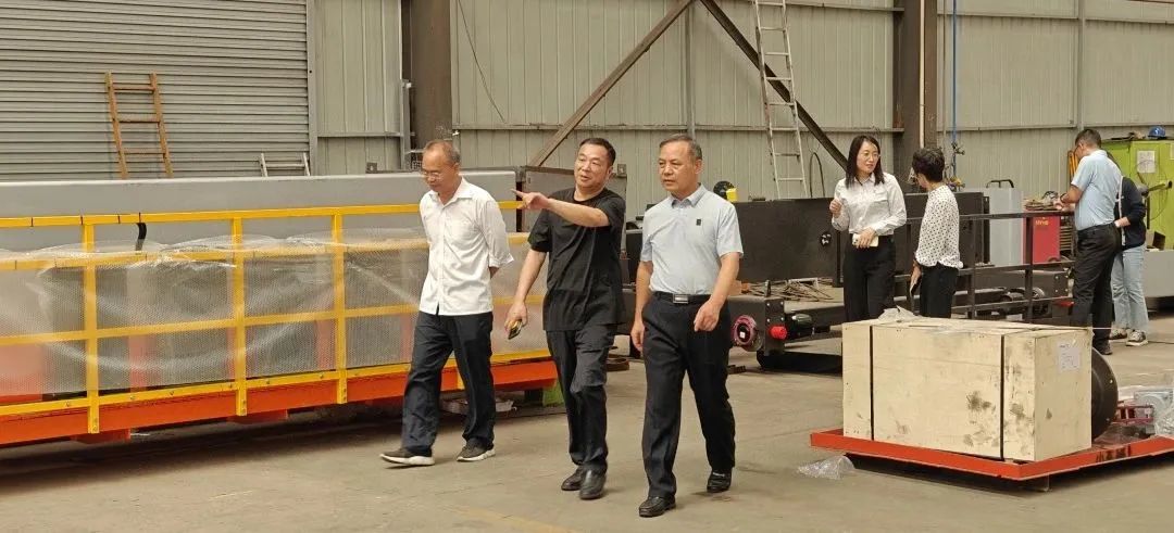 熱烈歡迎省市場監督管理局認證處史明甫（fǔ）處長等一行蒞臨国产探花视频（qǐ）集團考察（chá）調研！